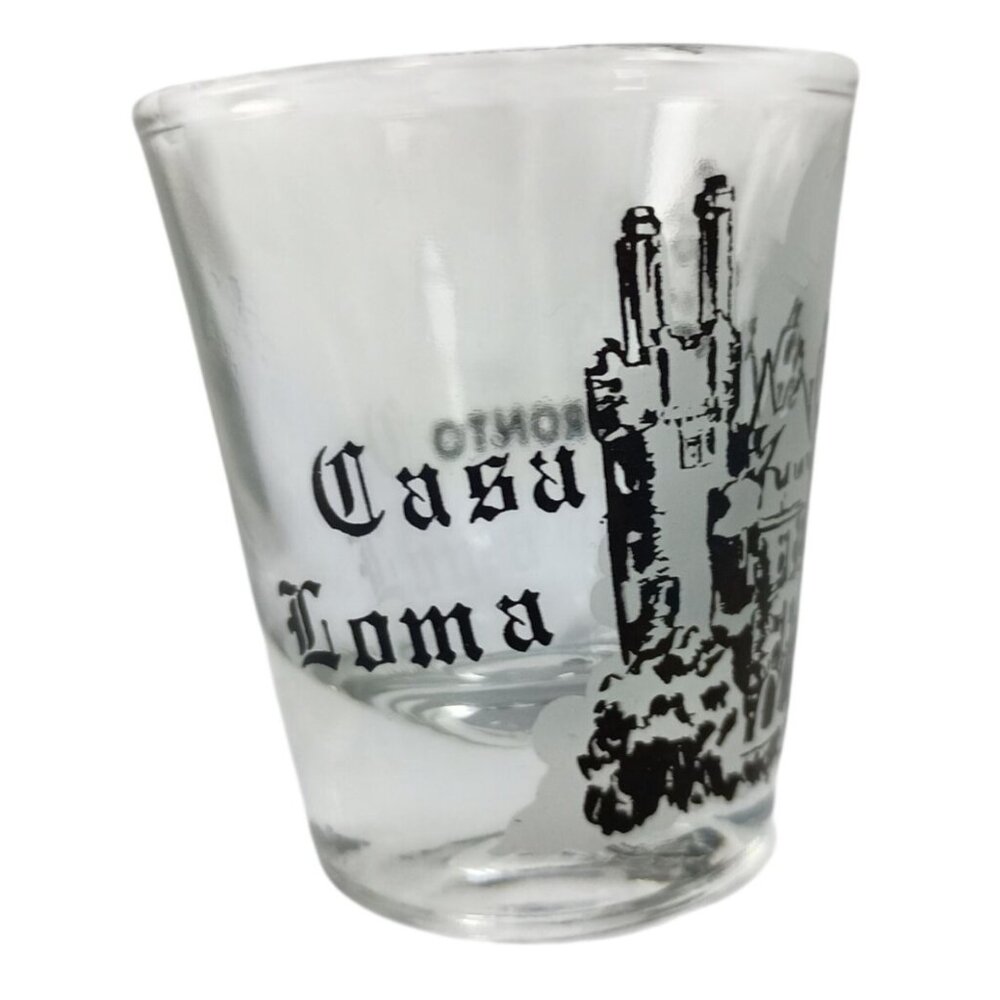 Casa Loma Toronto Shot Glass 2.5" Vintage